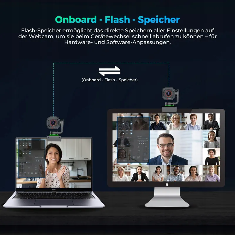 ANGETUBE 4K Webcam AI PTZ USB 3.0 Dubbele Microfoon HDR — foto 6