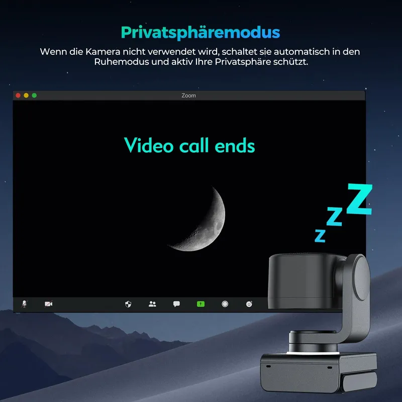 ANGETUBE 4K Webcam AI PTZ USB 3.0 Dubbele Microfoon HDR — foto 9