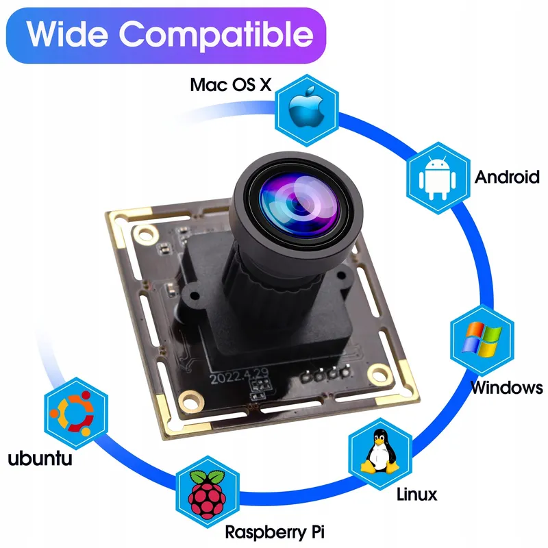 ELP USB Camera 16MP Ultra HD Groothoek 110° Zonder Vervorming — foto 6