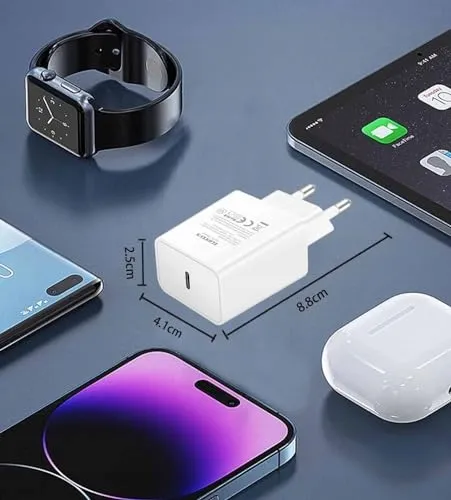 USB C Oplader 30W voor Google Pixel 8 7 6 Wit — foto 6