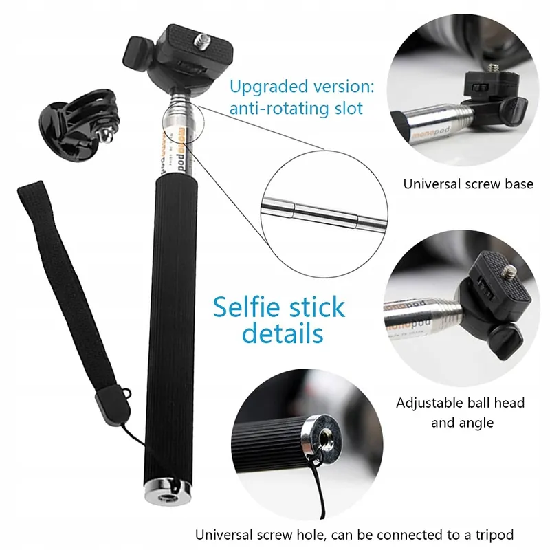 TEKCAM Accessoireset Actiecamera GoPro AKASO DJI SJCAM — foto 5