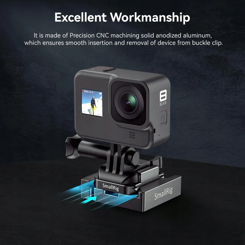 SMALLRIG Aluminium Mount Adapter GoPro Hero 12 11 10 9 8 7 — foto 5