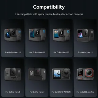SMALLRIG Aluminium Mount Adapter GoPro Hero 12 11 10 9 8 7 — miniatuur 2