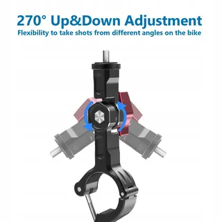 UNSTINCER Camerahouder 7-35mm Verstelbaar 270° GoPro Insta360 — miniatuur 5