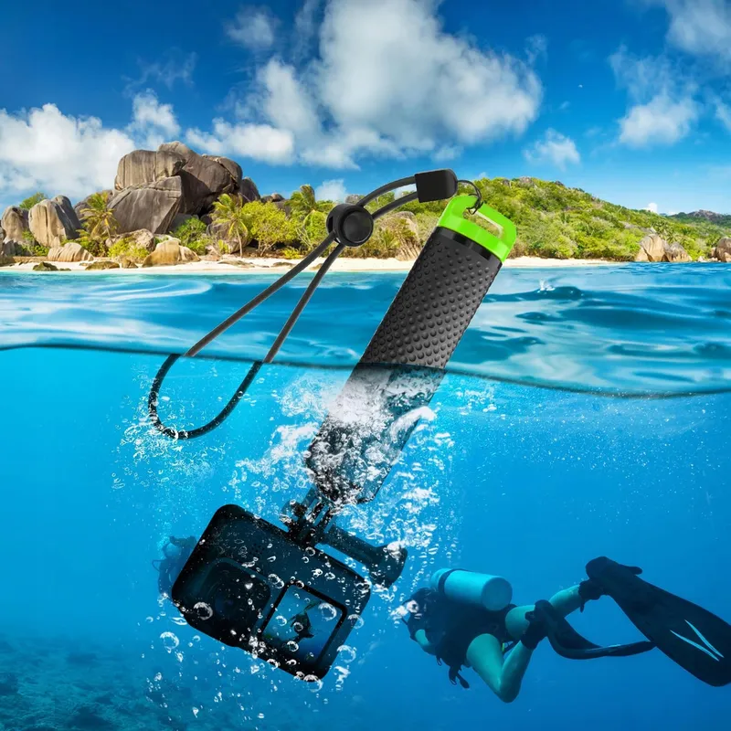 SAMETOP Drijvende Handgreep voor GoPro Hero DJI Osmo Action Groen — foto 5