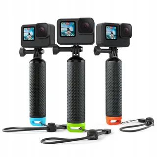 SAMETOP Drijvende Handgreep voor GoPro Hero DJI Osmo Action Groen — miniatuur 1