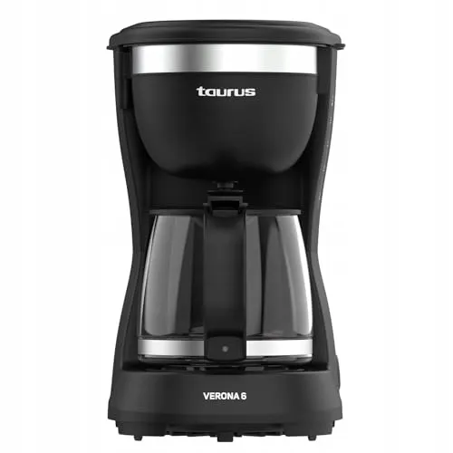 TAURUS Verona 6 Koffiezetapparaat 600W 600ml Intense Flavour Zwart — foto 2