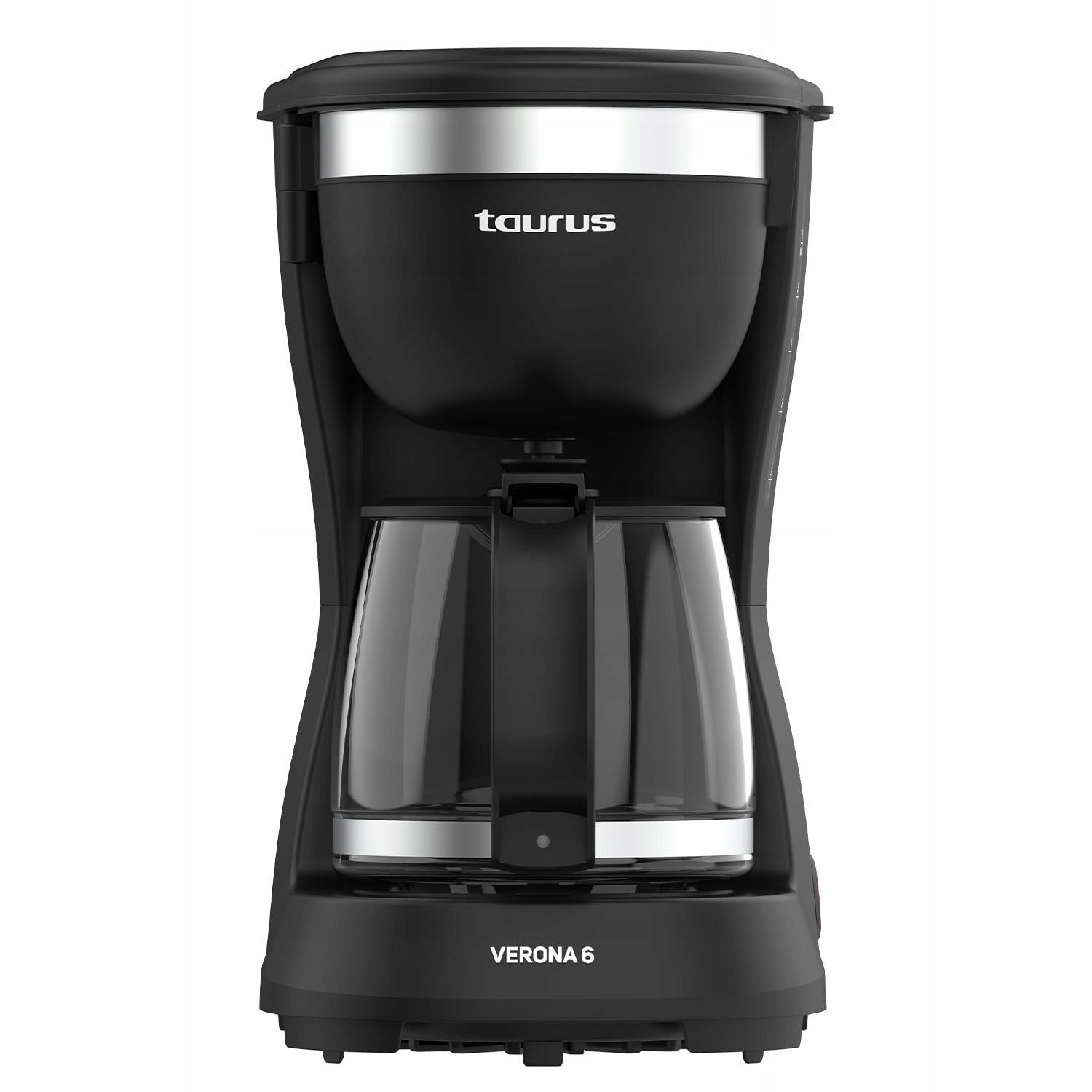 TAURUS Verona 6 Koffiezetapparaat 600W 600ml Intense Flavour Zwart