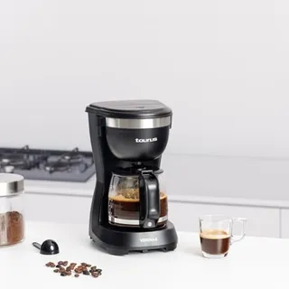 TAURUS Verona 6 Koffiezetapparaat 600W 600ml Intense Flavour Zwart — miniatuur 5