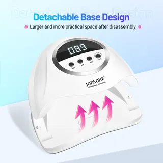 JODSONE 320W UV LED Nagellamp met Sensor 72 LED 4 Timers — miniatuur 6