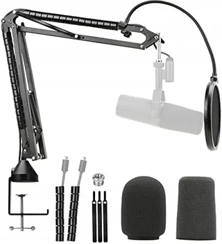 YOUSHARES Mic Boom Arm Compatibel FIFINE K688 XLR USB — miniatuur 8