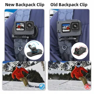 SUREWO Draaibare Rugzakhouder Voor Actiecamera's Hero DJI Campark — miniatuur 5