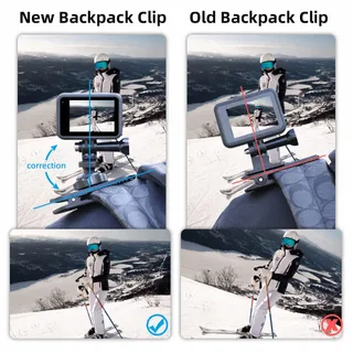 SUREWO Draaibare Rugzakhouder Voor Actiecamera's Hero DJI Campark — miniatuur 3