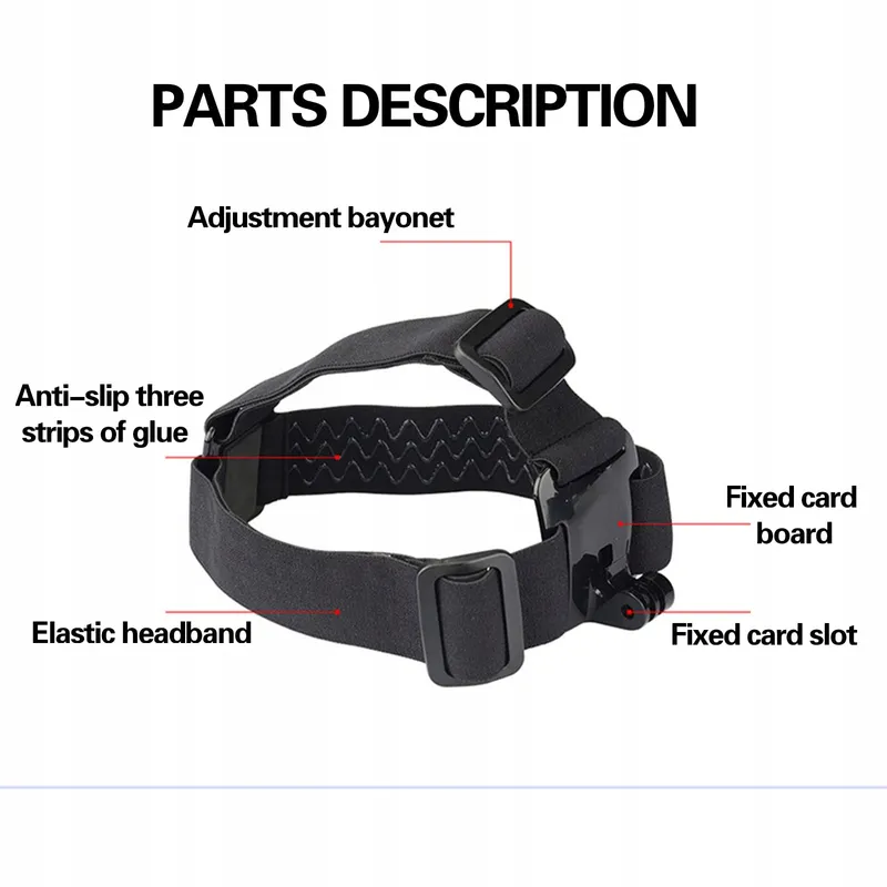 GOPRO Hoofdband Actiecamera Accessoire Compatibel Met GoPro — foto 2