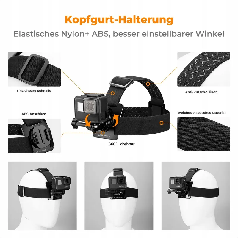 K&F CONCEPT Accessoireset Voor GoPro DJI Insta360 Actiecamera's — foto 3