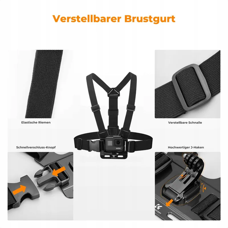 K&F CONCEPT Accessoireset Voor GoPro DJI Insta360 Actiecamera's — foto 4