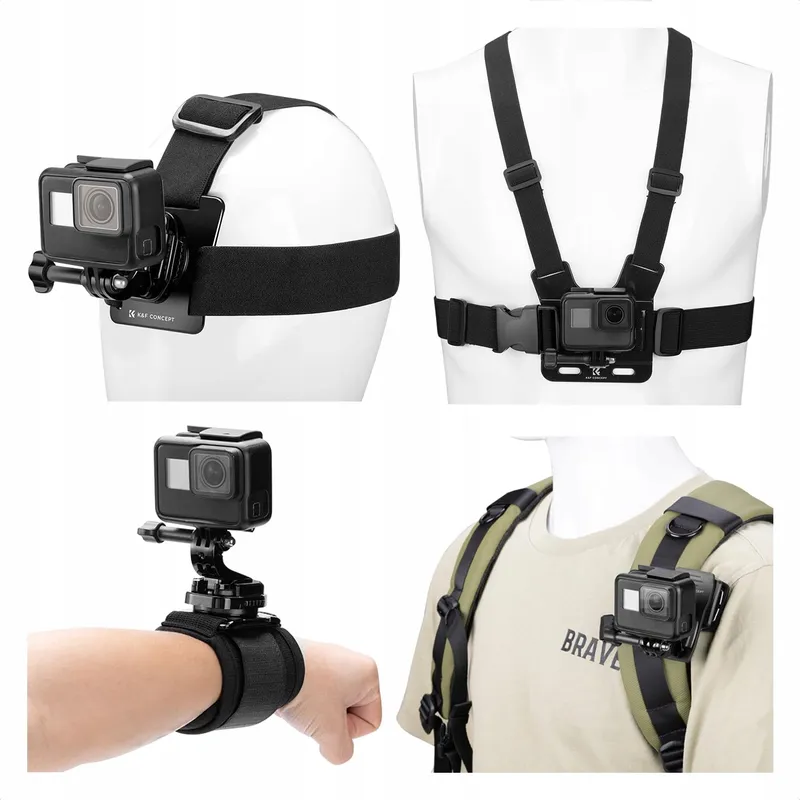 K&F CONCEPT Accessoireset Voor GoPro DJI Insta360 Actiecamera's — foto 1