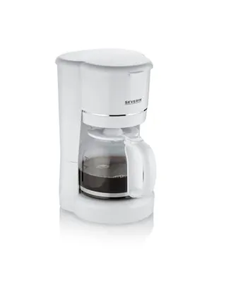 SEVERIN KA 4323 Koffiezetapparaat Glazen Kan 10 Kopjes 900W Wit — miniatuur 2