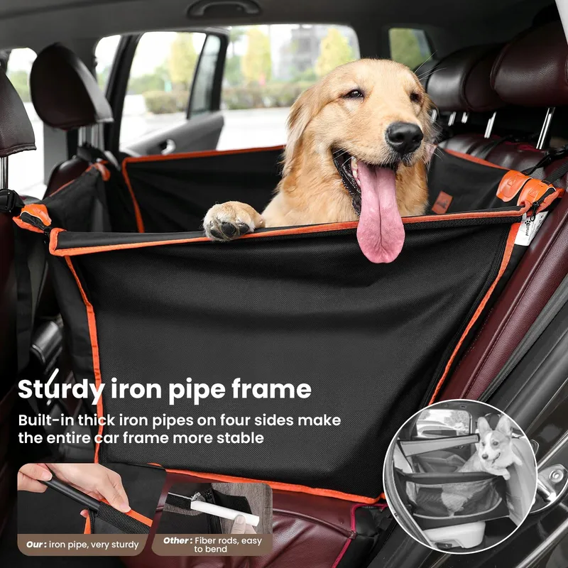 PECUTE Versterkte Hondenautostoel 70x50x55cm — foto 5