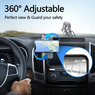 Magnetische 360° Autohouder Universeel Telefoon Smartphone — miniatuur 7