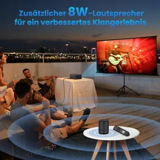 HOPVISION Projector 4K Full HD 1080P WiFi6 Bluetooth Netflix YouTube — miniatuur 3