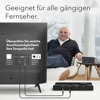 FALLER Oskar TV Luidspreker Soundbar Draadloos Draagbaar — miniatuur 4