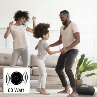 HAMA SoundBarrel Bluetooth Luidspreker IPX6 60W 12u Accu — miniatuur 3