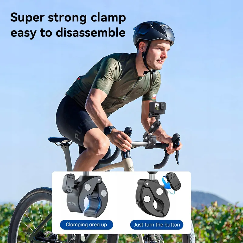 TELESIN Motorhouder 360° voor GoPro Insta DJI Canon — foto 2