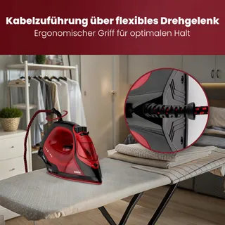CLATRONIC Stoomstrijkijzer 2200W Keramische Zool 250ml Anti-kalk — miniatuur 5