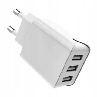SCHITEC USB Oplader 3 Poorten 15W 3A Adapter Voor iPhone Android — miniatuur 1