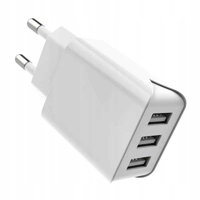 SCHITEC USB Oplader 3 Poorten 15W 3A Adapter Voor iPhone Android — foto 1