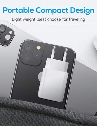 SCHITEC USB Oplader 3 Poorten 15W 3A Adapter Voor iPhone Android — miniatuur 6