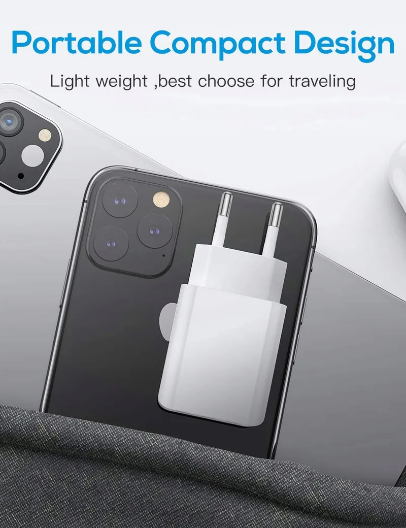 SCHITEC USB Oplader 3 Poorten 15W 3A Adapter Voor iPhone Android — foto 6