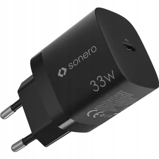 SONERO USB-C Oplader 33W GaN Snellader Telefoon Zwart — miniatuur 1