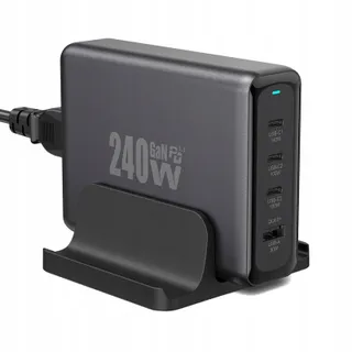 OUFUYU USB C Oplader 240W PD3.1 4-Poorts MacBook iPhone — miniatuur 1