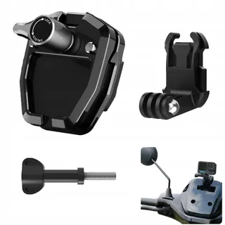 CERFFOOL Motorhouder Aluminium GoPro Insta360 DJI SJCam — miniatuur 1