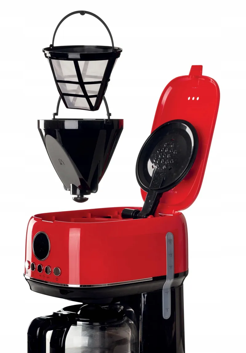 ARIETE 1318 Koffiezetapparaat met Molen Maxi Cappuccino Rood — foto 3