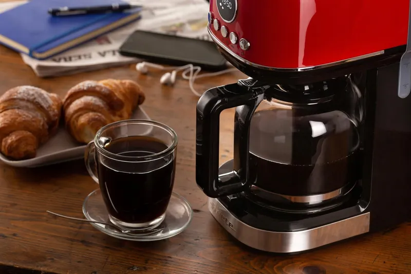 ARIETE 1318 Koffiezetapparaat met Molen Maxi Cappuccino Rood — foto 7