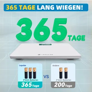 LEPULSE S5 Digitale Weegschaal 250kg Bluetooth BMI App Breed Platform — miniatuur 7