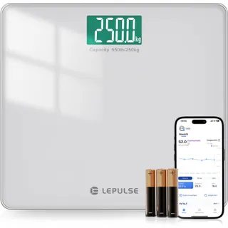 LEPULSE S5 Digitale Weegschaal 250kg Bluetooth BMI App Breed Platform — miniatuur 2