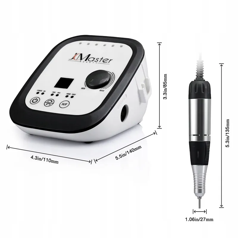 JCMASTER Professionele Nagelfrees 35000rpm Thuisset — foto 9