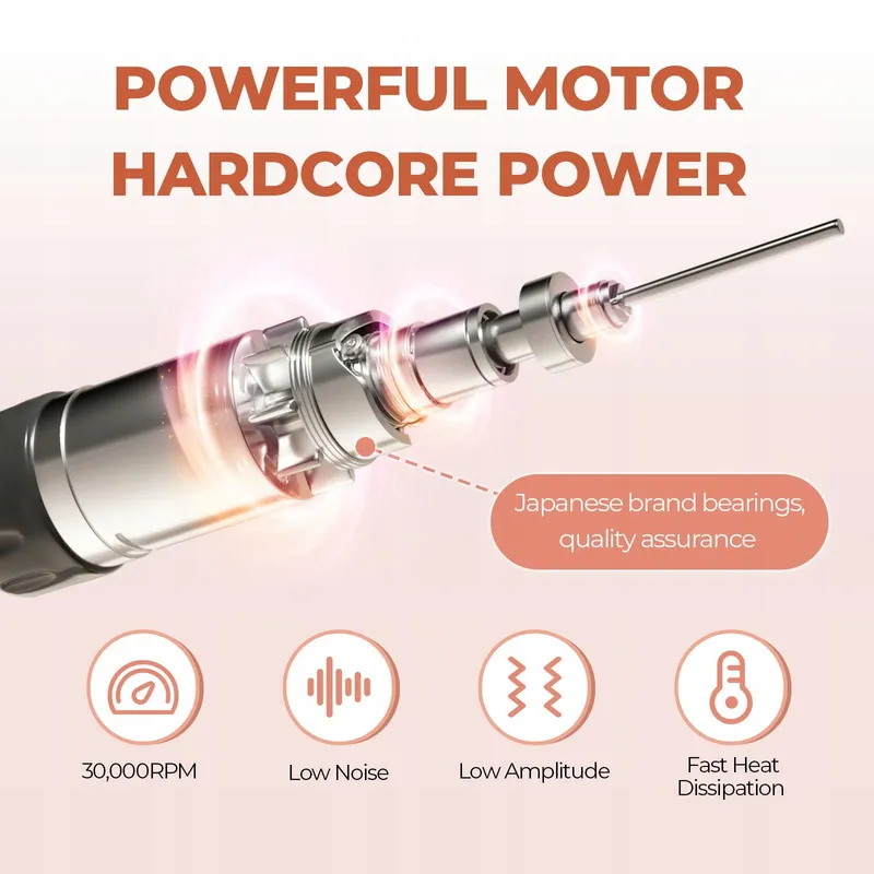 JCMASTER Professionele Nagelfrees 35000rpm Thuisset — foto 4