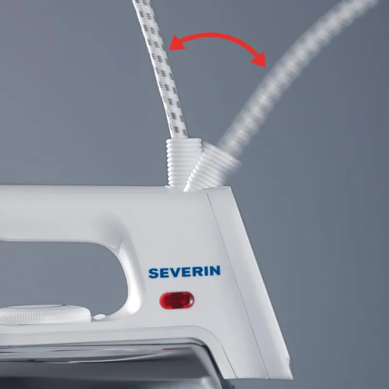 SEVERIN Strijkijzer Aluminium Zoolplaat 600g 1200W Wit — foto 8