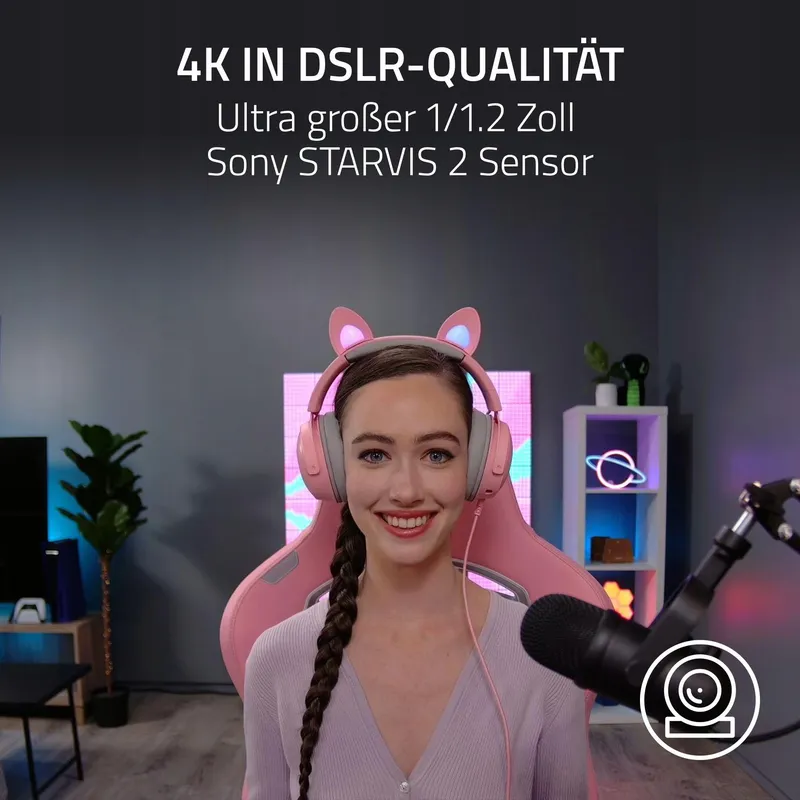 RAZER Kiyo Pro Ultra Webcam 4K UHD Streaming Autofocus Lichtsensor — foto 3