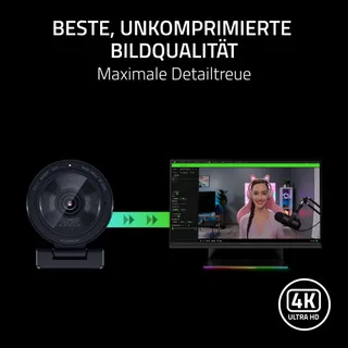 RAZER Kiyo Pro Ultra Webcam 4K UHD Streaming Autofocus Lichtsensor — miniatuur 8