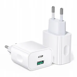 ABETCABE USB-C Oplader 20W 2 Stuks iPhone Galaxy — miniatuur 1