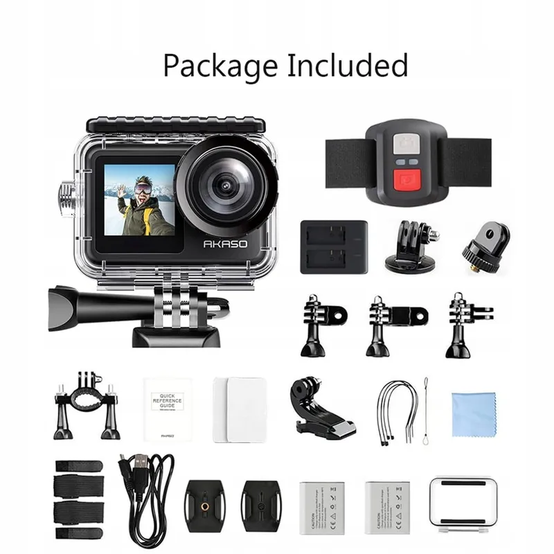 AKASO Actiecamera 4K 30FPS 20MP Waterdicht 40M EIS WiFi Touchscreen — foto 8
