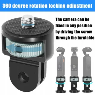BEGPOEE Statiefadapter 360° 2 Stuks voor GoPro Sjcam Action — miniatuur 5