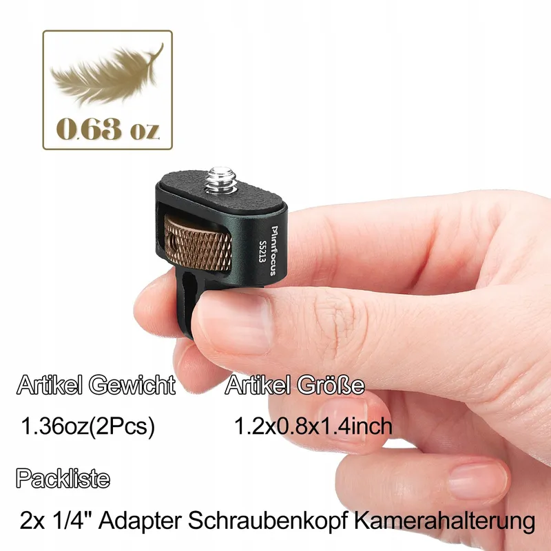 Camera Statief Adapter 2 Stuks GoPro Insta360 Sjcam — foto 6