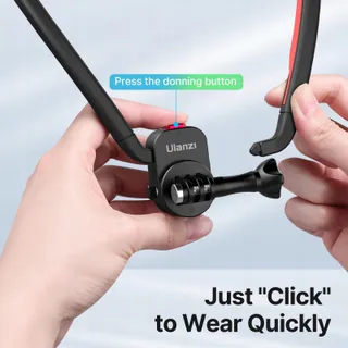 ULANZI Magnetische Nekhouder Actiecamera Insta360 Osmo Action — miniatuur 5